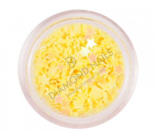 Yellow Nail Plastic Stars