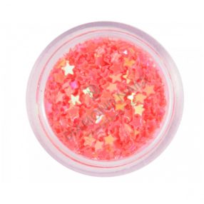 Coral Nail Plastic Stars