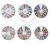 6 x 600 pcs Nail Art Rhinestones