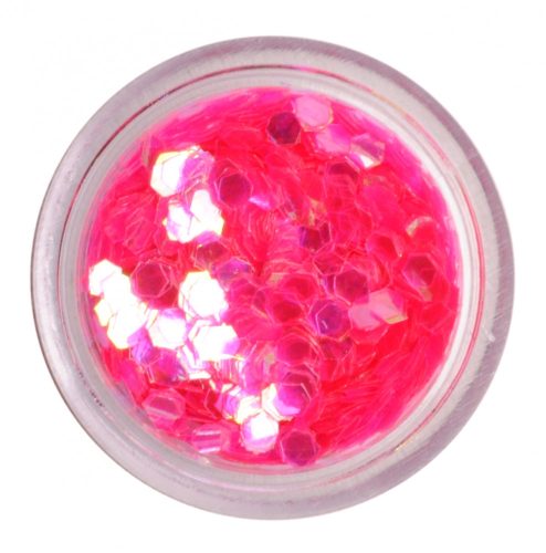 Cyclamen nail art flitter