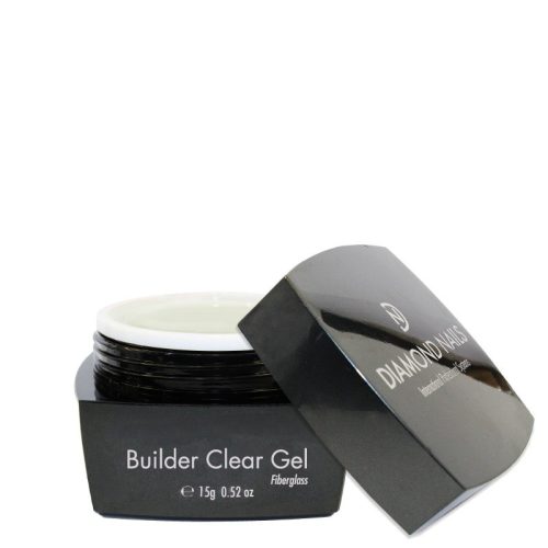 Diamond Nails Builder Clear Fiberglass Gel 15g – Transparent fiberglass builder gel
