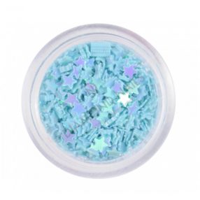 Light blue plastic star