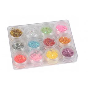 12 pcs Nail Art Plastic Star