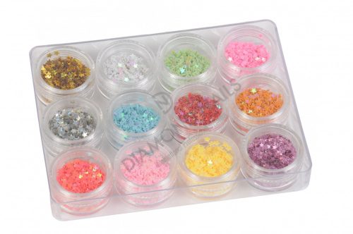 12 pcs Nail Art Plastic Star