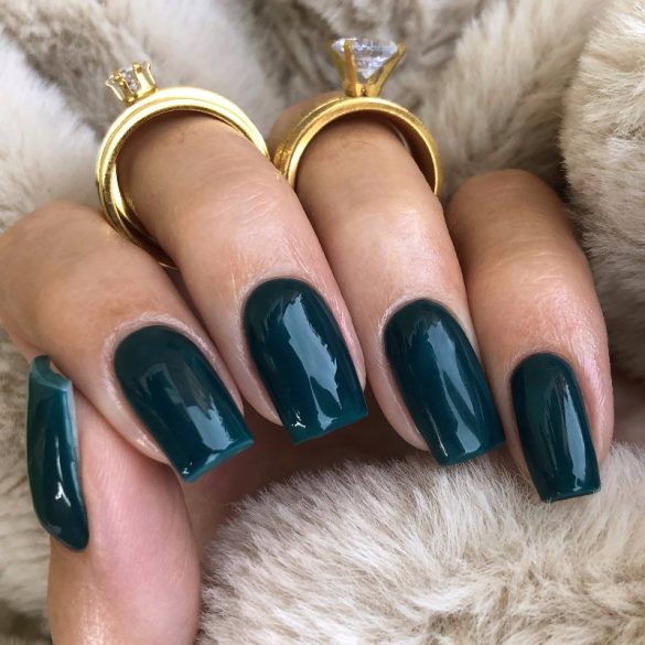 Gel Nail Polish - DN039 - Dark cyan blue 7ml
