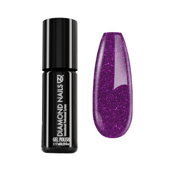Gel Nail Polish 4ml - DN100 - Glittering Purple - Gel Polish
