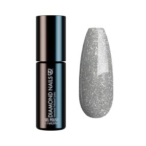 Diamond Nails Gel Polish – Glittering Silver – DN105 – 7ml – HEMA Free