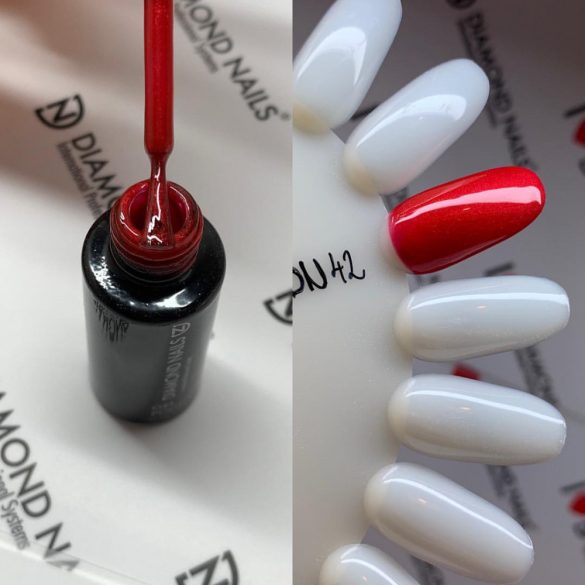 Gel Nail Polish - DN042 - Metallic red - 7ml
