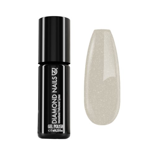 Gel Nail Polish - DN061 - Grey Gold Effect 7ml