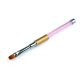 Crystal Pink Gel Brush #6 for Precise Gel Nail Application - Diamond Nails