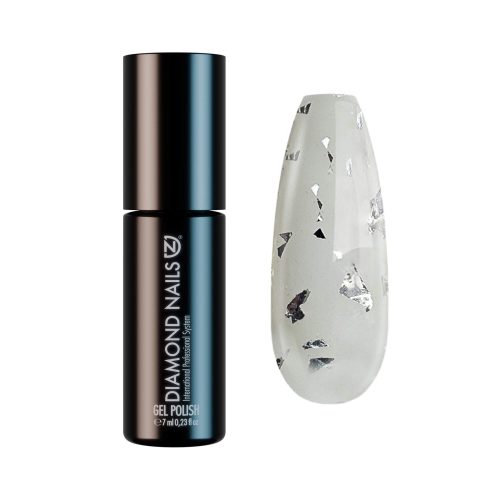 Diamond Nails Gel Polish – Silver Flakes – DN111 – 7ml – HEMA Free