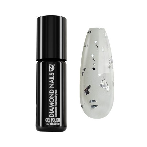 Gel Nail Polish - 4 ml DN111 - Silver - Gel Polish