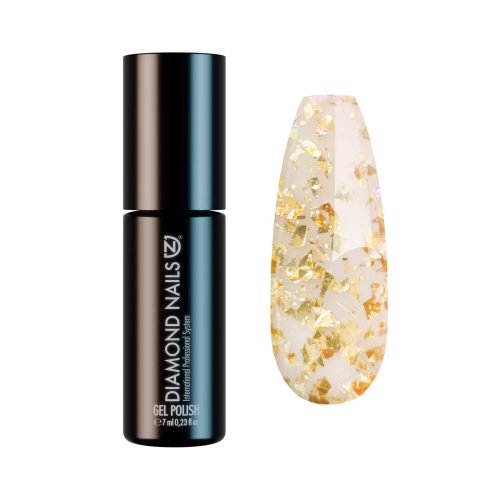 Diamond Nails Gel Polish – Gold Flakes – DN113 – 7ml – HEMA Free