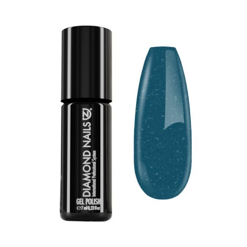 Gel Nail Polish - DN141 - Shimmer Dark Turquoise 7ml