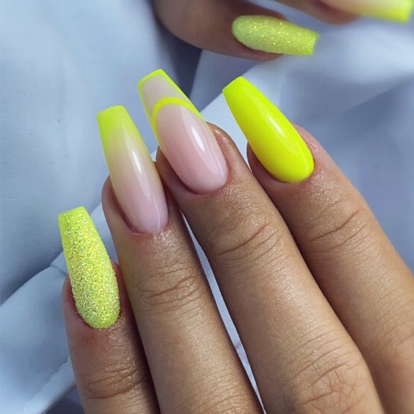 Gel Nail Polish 4ml - DN149 - Neon Yellow - Gel Polish