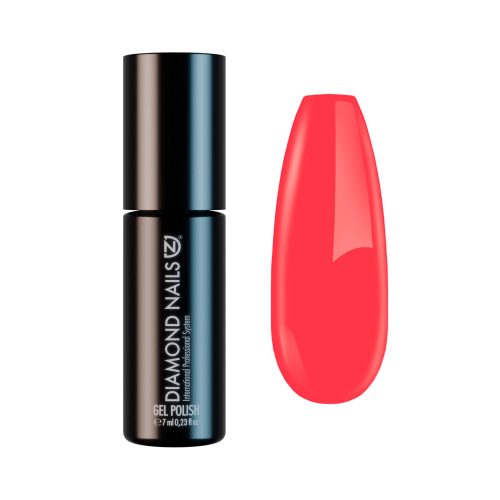 Diamond Nails Gel Nail Polish - DN151 - Neon Coral Red 7ml