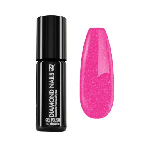 Gel Nail Polish - DN162 - Sparkly Bikini Pink 7 ml