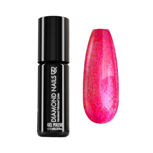 Gel Nail Polish - DN164 - Delight Pink Glitter 7 ml