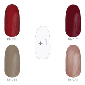 Gel Nail Polish - Fall Colors Set 4+1 pcs