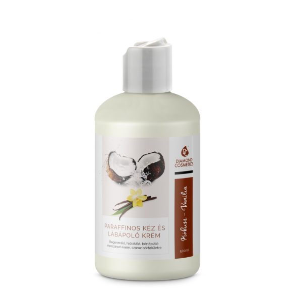 Hand and foot cream - Paraffin- Vanilla-Coconut 500ml