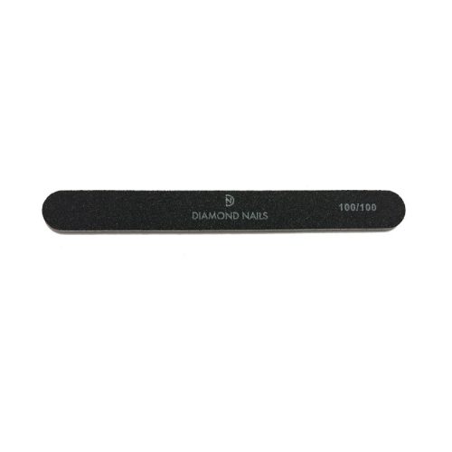 Straight Nail File - Black 100/100