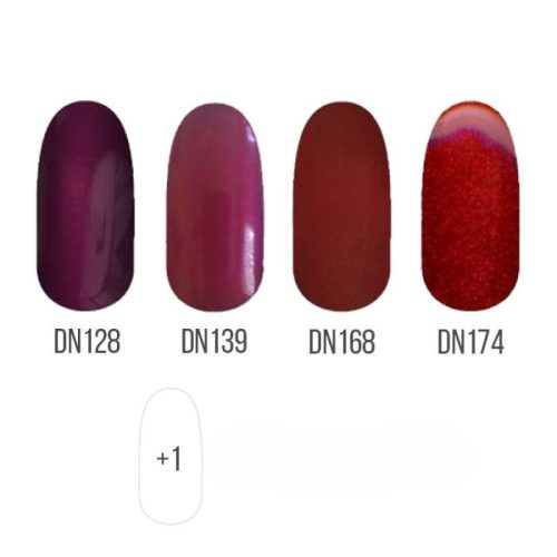 Gel Nail Polish - Winter Colors Set 4+1 pcs