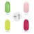 Gel Nail Polish - Spring Colors II. Set 4+1 pcs