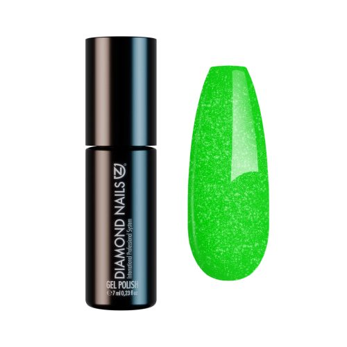 Diamond Nails Gel Polish – Glittering Neon Yellow – DN189 – 7ml – HEMA Free