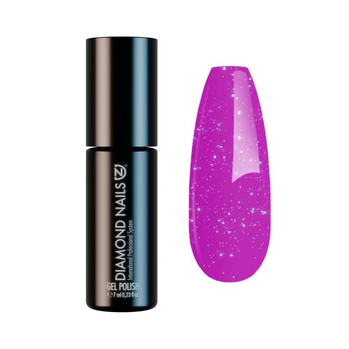Diamond Nails Gel Nail Polish - Glittering Purple - DN195 - 7ml