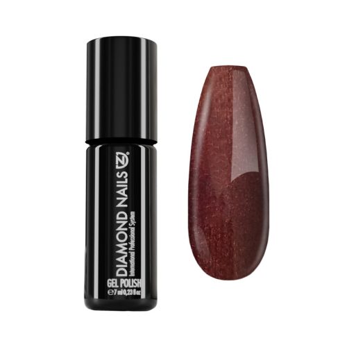 Gel Nail Polish - DN206 - Chocolate brown - 7ml