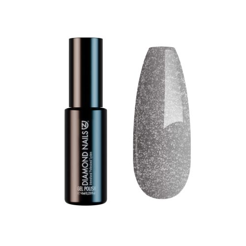 Diamond Nails Gel Nail Polish - Metallic Silver . DN070 - 4ml