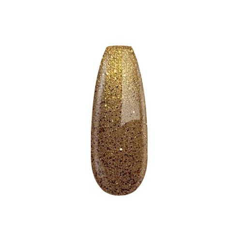 Gel Nail Polish 4ml - DN118 - Glittering Gold Ochre