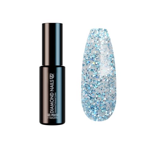 Diamond Nails Gel Polish – Glitter Turquoise – DN103 – 4ml – HEMA Free