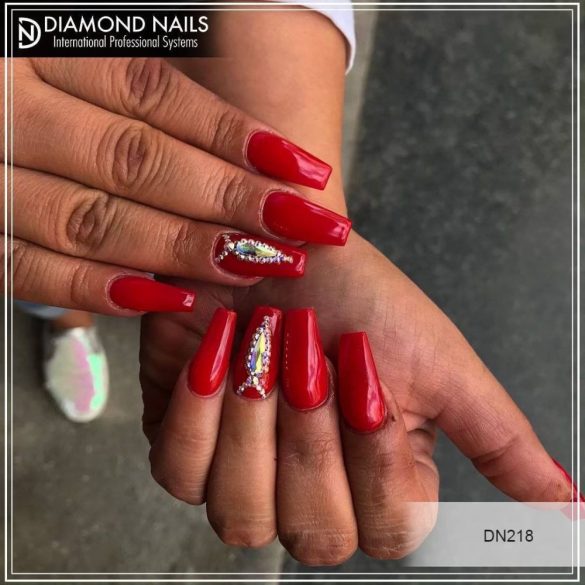 Gel Nail Polish 4ml - DN218 -  Red Pepper - Gel Polish