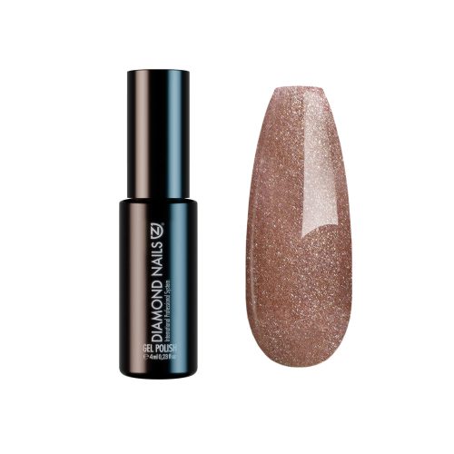 Diamond Nails Gel Polish – Metallic Rose Gold – DN074 – 4ml – HEMA Free
