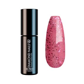 Dimaond Nails Gel Polish – Crystal Pink Glitter – DN225 – 7ml – HEMA Free
