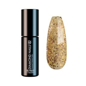 Diamond Nails Gel Polish – Glitter Gold – DN226 – 7ml – HEMA Free