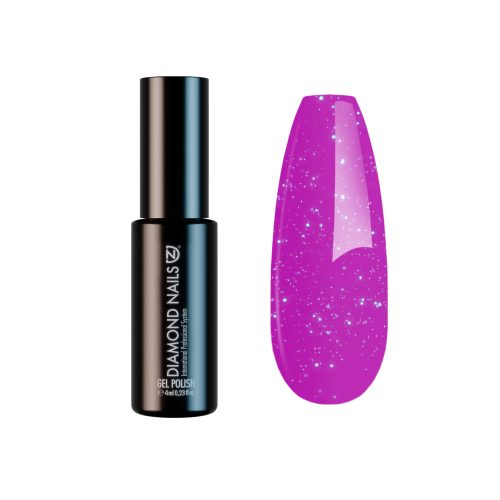Diamond Nails Gel Nail Polish - Glittering Purple - DN195 - 4ml