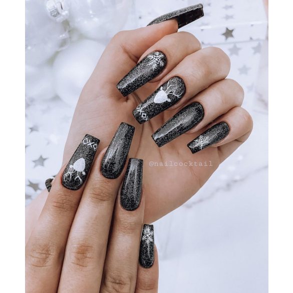 Gel Nail Polish Top Silver - No Wipe  7 ml