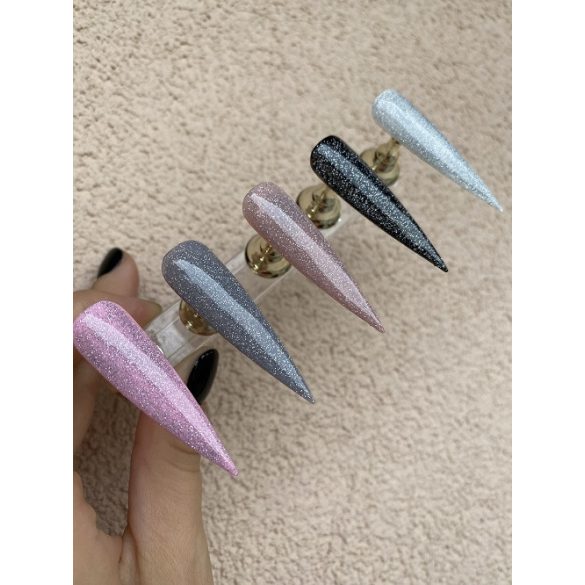 Gel Nail Polish Top Silver - No Wipe  7 ml