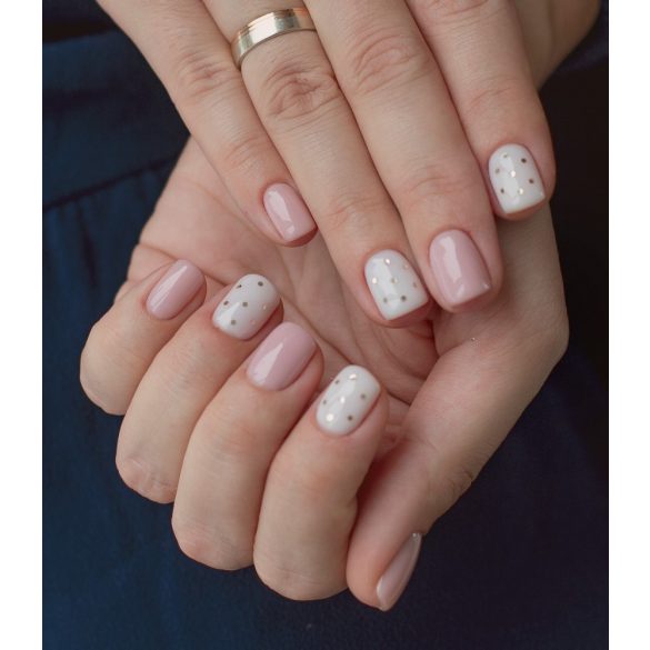 Hybrid Fiberglass Base Gel Polish in white (7 ml)