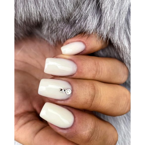 Hybrid Fiberglass Base Gel Polish in white (7 ml)