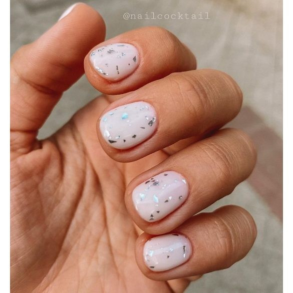 Hybrid Fiberglass Base Gel Polish in white (7 ml)
