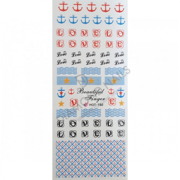 Nail art summer stickers - HOT192