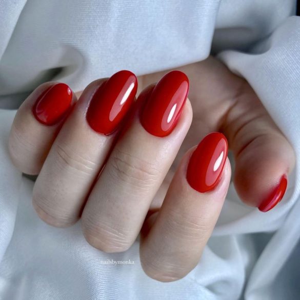 Gel Nail Polish - 4 ml DN256 - Violent Scarlet - Gel Polish