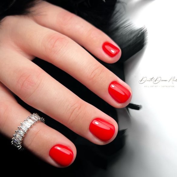 Gel Nail Polish - 4 ml DN256 - Violent Scarlet - Gel Polish