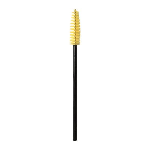 Eyelash Brush for Lash Extension (Black and Yellow) 10 pcs