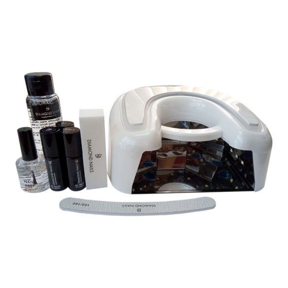 Premium Gel Polish Starting Set with Extreme 36w UV/LED Lamp (white)