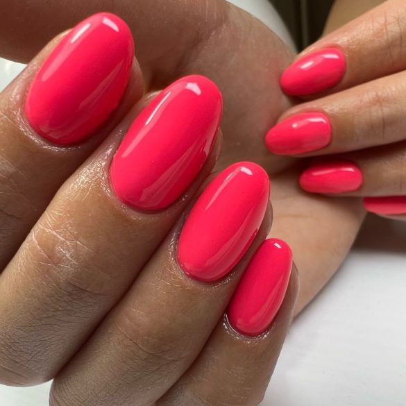 Gel Nail Polish - DN265 - Flamingo Beach Pink 7ml