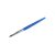 Blue Plastic Gel Brush #4 for Professional Nail Building - Diamond Nails